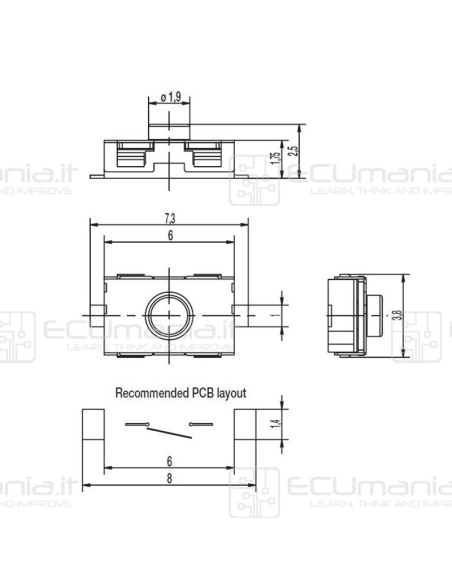 Interruttore Tattile, KEY-SWT-001, 5.1