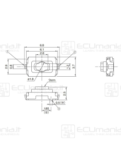 Interruttore Tattile, KEY-SWT-003 2