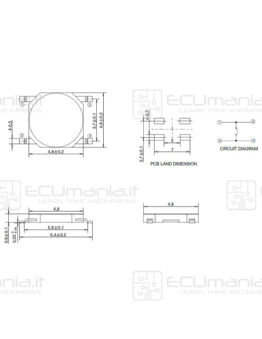 Interruttore Tattile, KEY-SWT-006