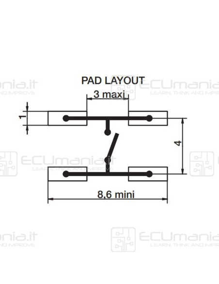 Interruttore Tattile, KEY-SWT-007, Hard