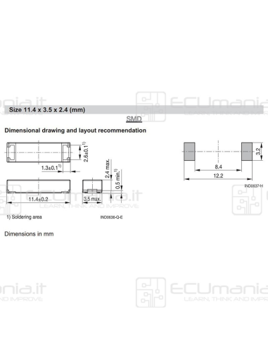 Antenna RFID KEY-IND-001, 2.36mH, 125kHz