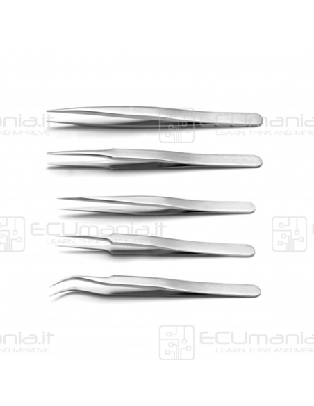 Set Micropinze Acciaio INOX, Antiacido, Antimagnetico