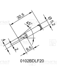 Punte ERSA Serie 102 BD, a lama 2
