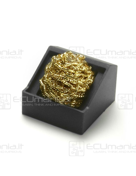 Supporto ERSA A08 per pulizia a secco, con maglia in OTTONE