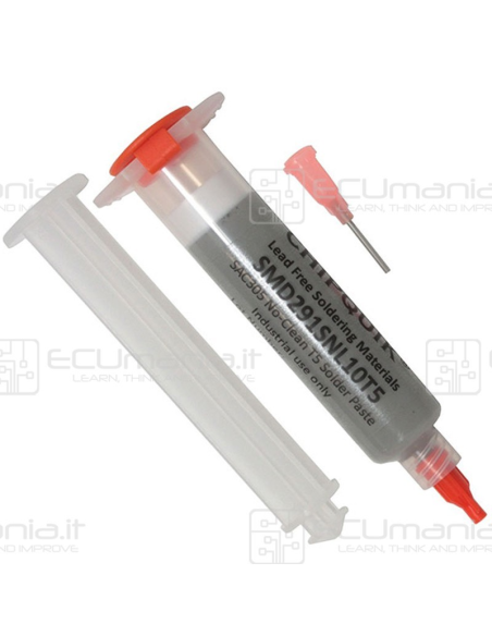 Pasta Saldante in siringa SLD-PST-SYR-006, 10cc, Lead Free, Sn96.5Ag3Cu0.5, T5