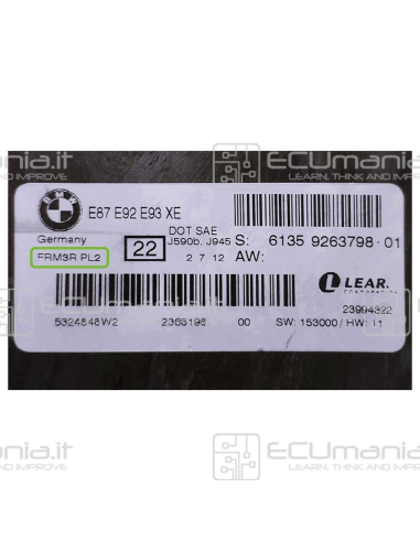 Lear FRM3 Freescale MC9S12XEQ384