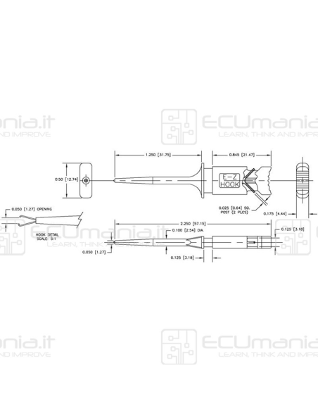 Micro Pinze E-Z-Hook XKM-S, set da 10