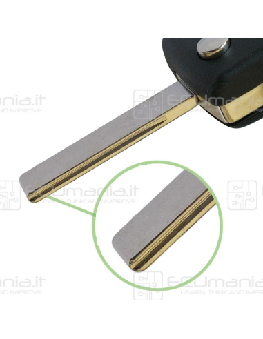 Chiave Radiocomando KRC-FIA-2B-001, Flip, 2...