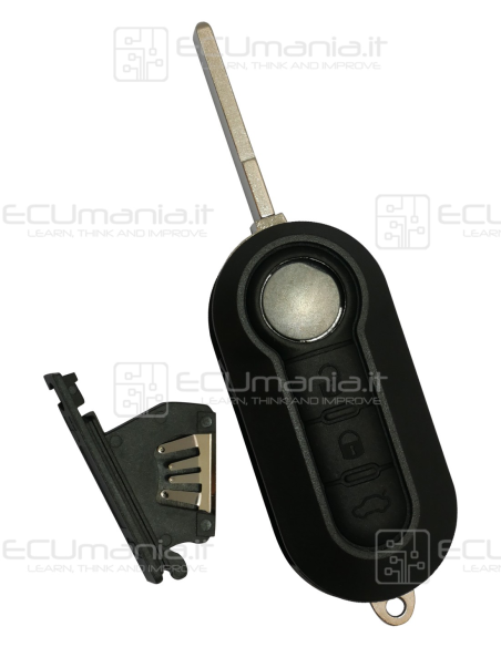 Cover Radiocomando KCO-FIA-3B-002, Flip, 3 tasti, SIP22, cover STD / LCV / WHITE