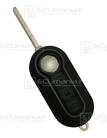 Cover Radiocomando KCO-FIA-3B-002, Flip, 3 tasti, SIP22, cover STD / LCV / WHITE