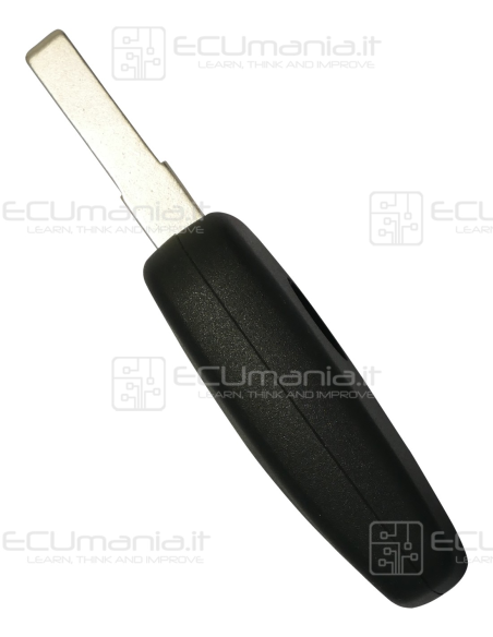 Cover Radiocomando KCO-FIA-3B-LB2 / LN2, Flip, 3 tasti, SIP22, alloggiamento batteria lama, NERO / BLU