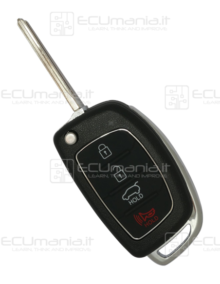 Cover Radiocomando KCO-HYU-4B-001, Flip, 4 tasti, TOY40