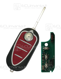 Chiave Radiocomando KRC-ALF-002, Flip, 3 tasti, SIP22,... 2