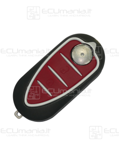 Chiave Radiocomando KRC-ALF-001, Flip, 3 tasti, SIP22,...