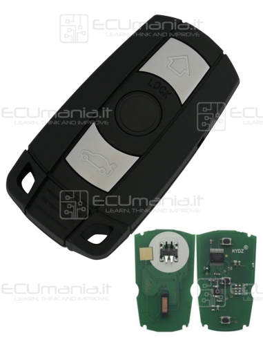 Chiave Radiocomando KRC-BMW-002, 3 tasti, HU92,...
