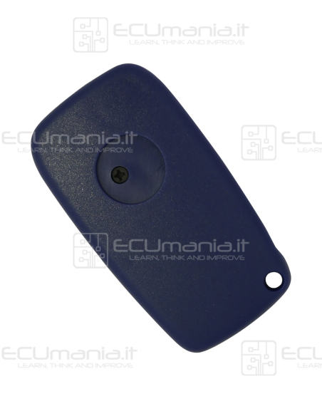 Chiave Radiocomando KRC-FIA-004, Flip, 3 tasti, SIP22, NERO / BLU