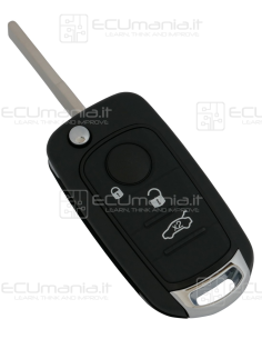 Chiave Radiocomando KRC-FIA-005xx, Flip, 3 / 4 tasti,...