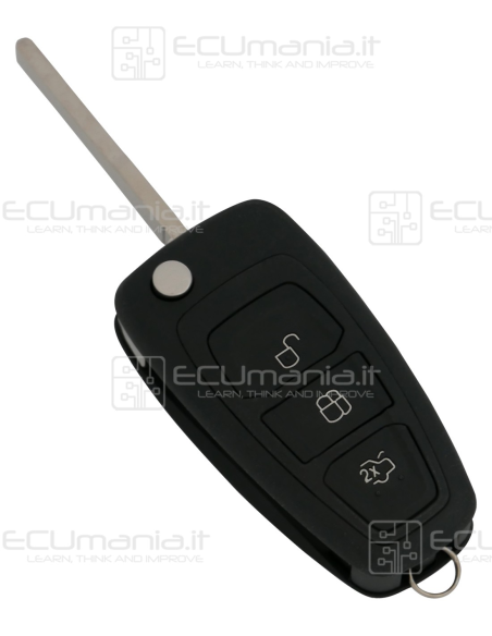 Chiave Radiocomando KRC-FOR-003, Flip, 3 tasti, HU101