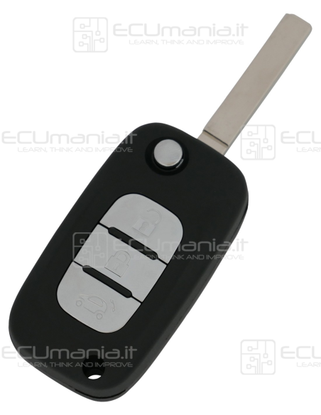 Chiave Radiocomando KRC-MCC-003, Flip, 3 tasti, VA2