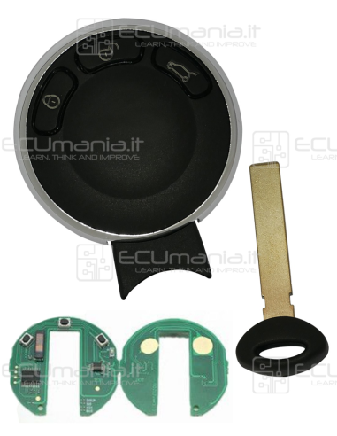 Chiave Radiocomando KRC-MIN-002, 3 tasti, HU92,...