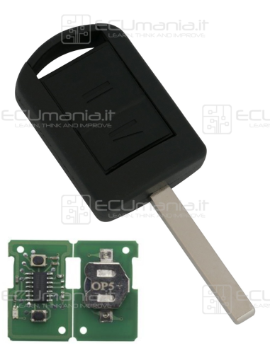 Chiave Radiocomando KRC-OPE-007, 2 tasti, HU100