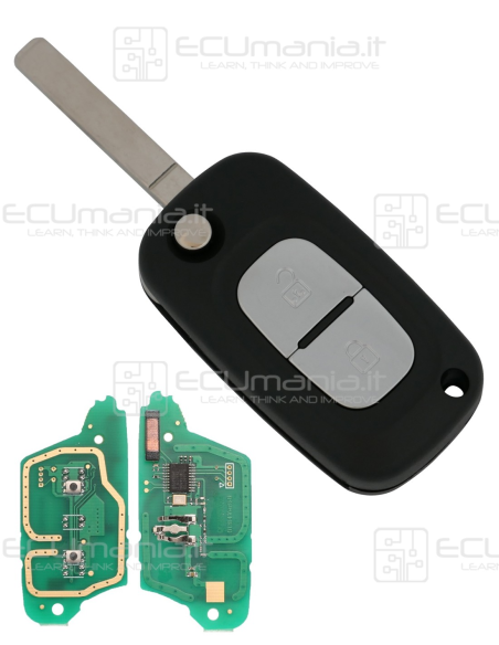 Chiave Flip Renault Master, Clio, Dacia Duster  - Renault flip key 