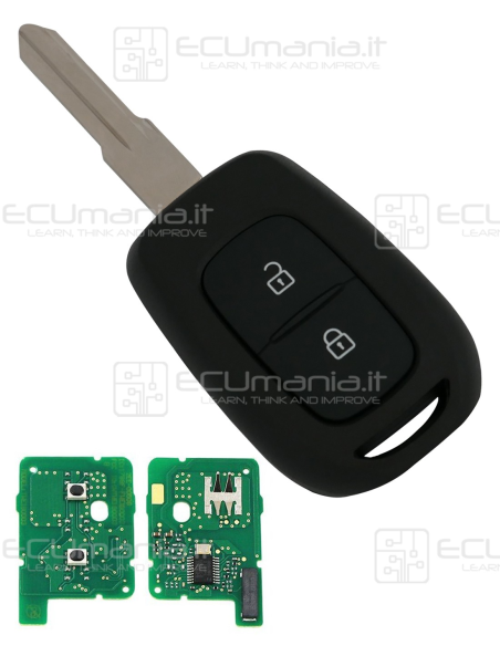 Chiave Radiocomando KRC-REN-007 / 8, 2 / 3 tasti, HU179