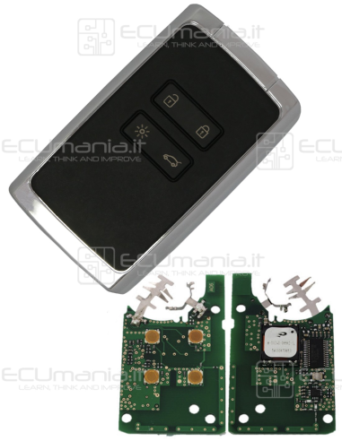Card Radiocomando KRC-REN-009, Keyless, 4...