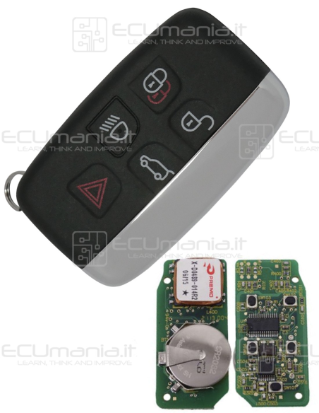 Chiave Radiocomando KRC-LAR-002, Keyless, 5 tasti