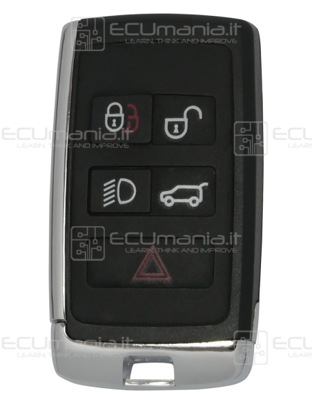 Chiave Radiocomando KRC-LAR-002M, Keyless, 5 tasti, con lama di emergenza