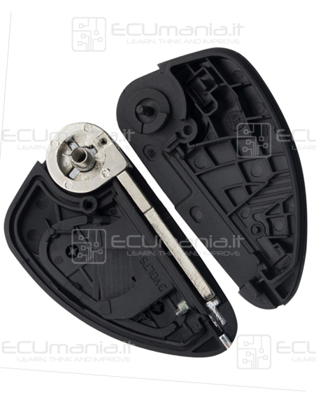 Cover Radiocomando KCO-ALF-2B-001 / 002, Flip, 2 tasti, SIP22