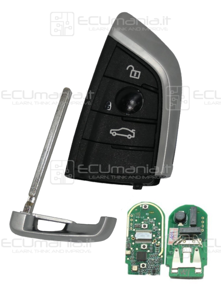 Chiave Radiocomando KRC-BMW-006, 3 tasti, HU92, CAS4+ / FEM