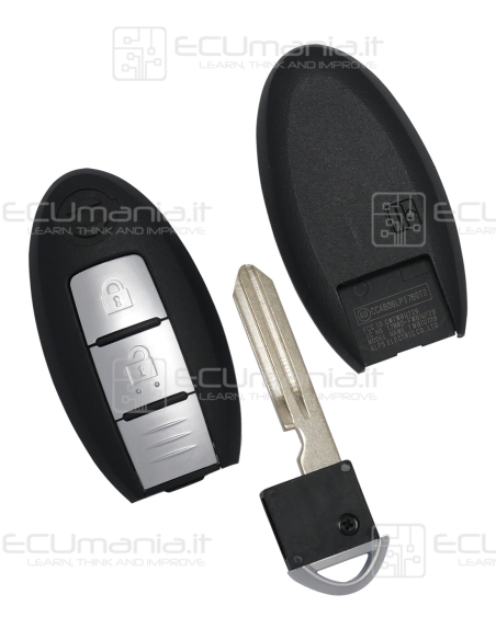 Cover Radiocomando KCO-NIS-2B-003, 2 tasti, lama emergenza