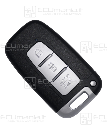 Chiave Radiocomando KRC-HYU-001 / 2, Keyless, 3 / 4 tasti, con lama di emergenza HYU DX