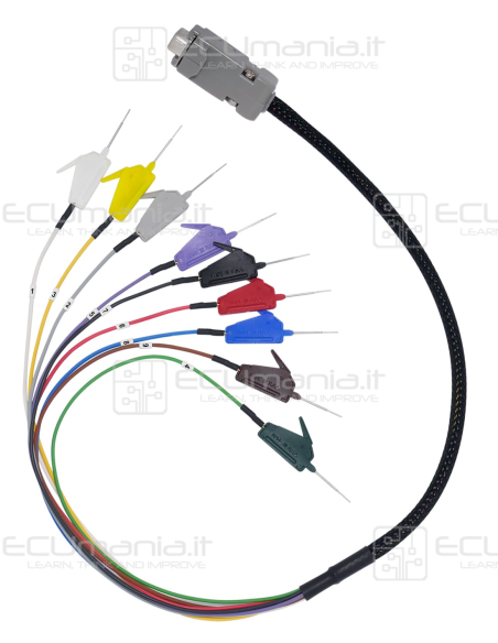 Cavo UPA-S con Micro Pinze E-Z-Hook X2015 – Isolante in Silicone, Ultraflessibile AWG20