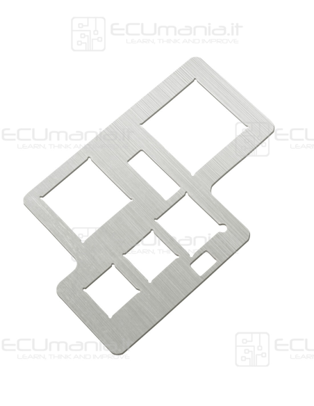 Dima di posizionamento NAND Samsung K9F5608U0D 9 x 11mm, BEMFIX-DIM-003, in Acciaio Inox, Antimagnetica, Antiacido