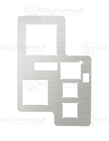 Dima di posizionamento NAND Samsung K9F5608U0D 9 x 11mm, BEMFIX-DIM-003, in Acciaio Inox, Antimagnetica, Antiacido