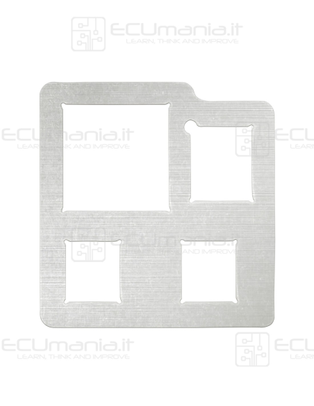 Dima di posizionamento NAND Micron NW140 10,5 x 13mm, BEMFIX-DIM-002, in Acciaio Inox, Antimagnetica, Antiacido