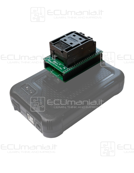Adattatore VFBGA63 per XGecu PRO T56, con doppio frame intercambiabile per NAND 10.5x13mm e 9x11mm
