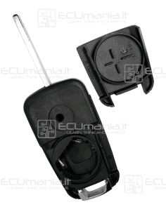 Cover Radiocomando KCO-OPE-2B-002, Flip, 2 tasti, HU100 2