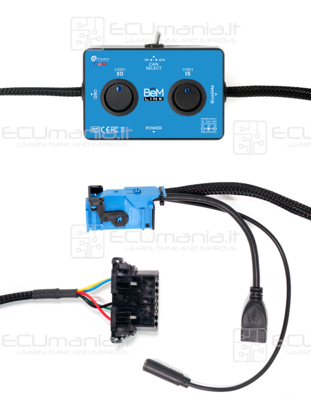 BeM LINK, supporto adattatore per unità Blue&Me con alimentatore esterno