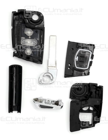 Cover Radiocomando KCO-VWA-3B-001, Flip, 3 tasti, HU66