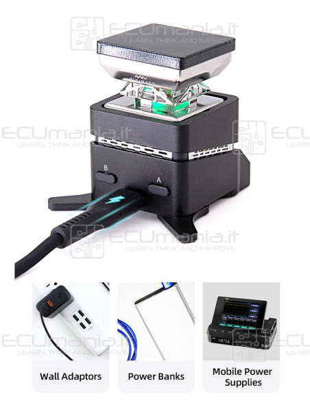 Mini Hot Plate SLD-AID-MHP001, Stazione di preriscaldo, con alimentatore PD 65W