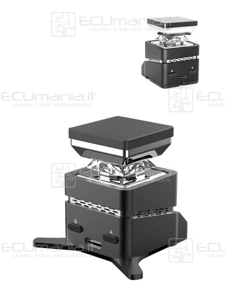 Kit completo per reballing dispositivi VFBGA63, pronto all'uso. Include anche materiale di consumo