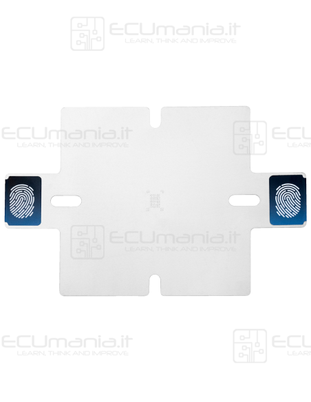 Kit completo per reballing dispositivi VFBGA63, pronto all'uso. Include anche materiale di consumo