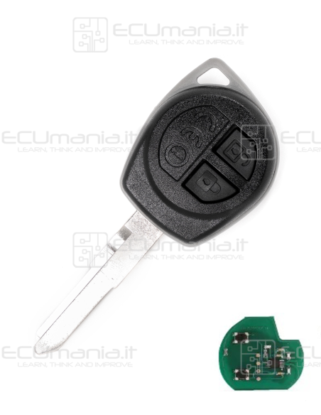 Chiave Radiocomando KRC-SUZ-002, 2 tasti, HU133, 434MHz