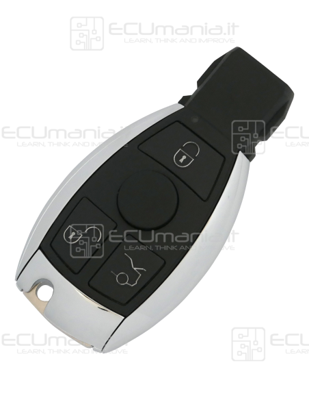 Chiave Radiocomando KRC-MER-001D, 3 tasti, HU64, FBS3 Keyless GO