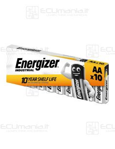 Batteria Energizer Alcalina Professionale Stilo AA, 1.5V,...