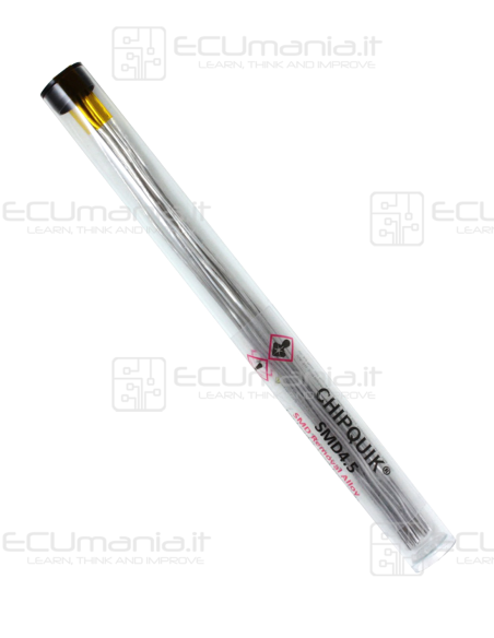 MagicAlloy, Lega per rimozione SMD, Filamenti da 9x15cm (1.35m), Punto di Fusione 58°C