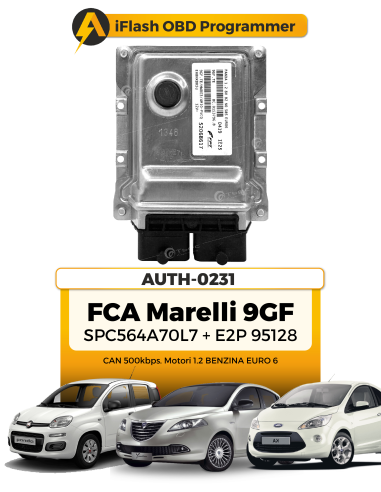 Modulo ECU FCA Marelli 9GF HW0xx